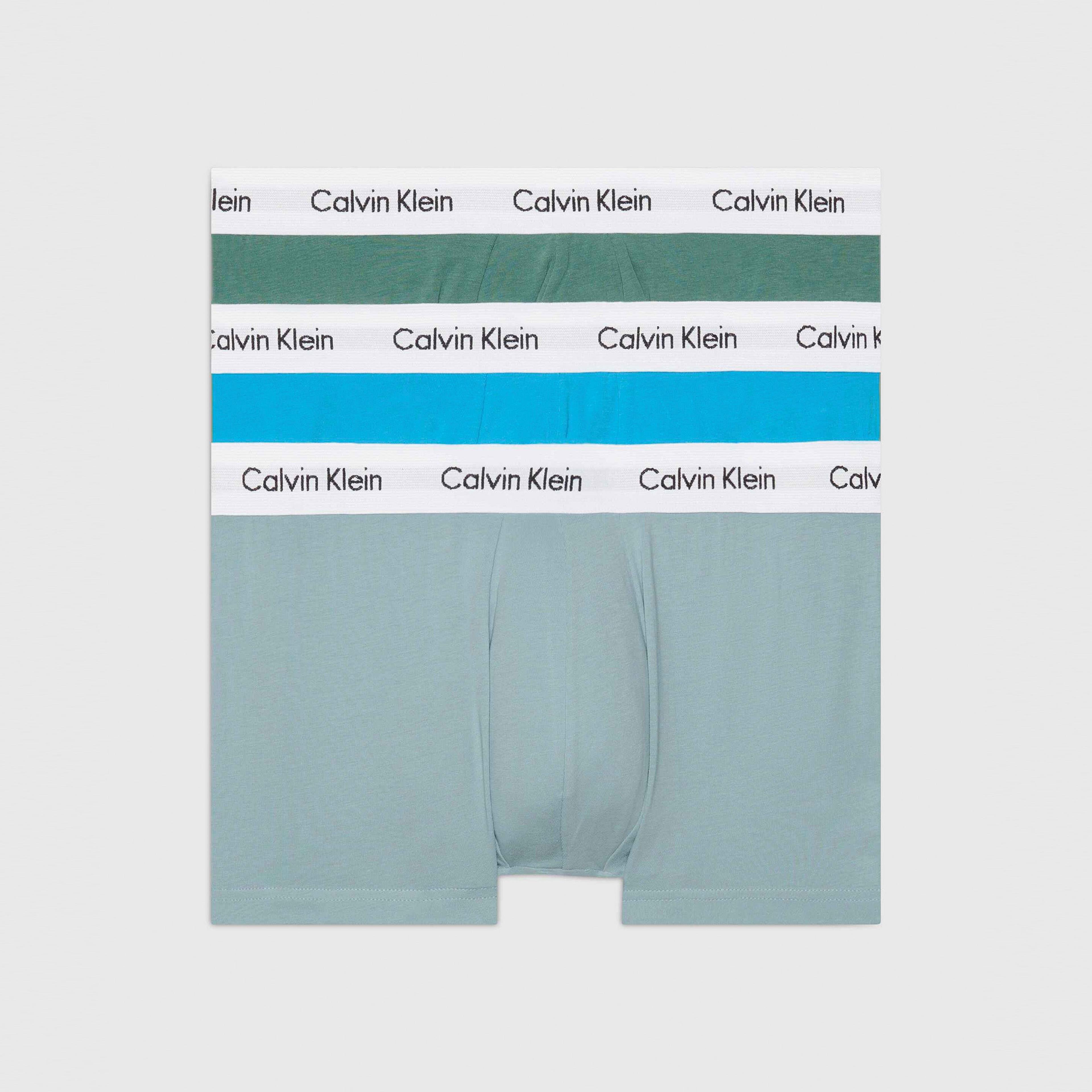 Calvin Klein Cotton Stretch Erkek Mavi Boxer