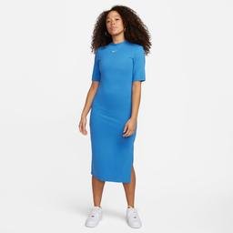 Nike Sportswear Chill Knit Sportswear Kadın Mavi Elbise