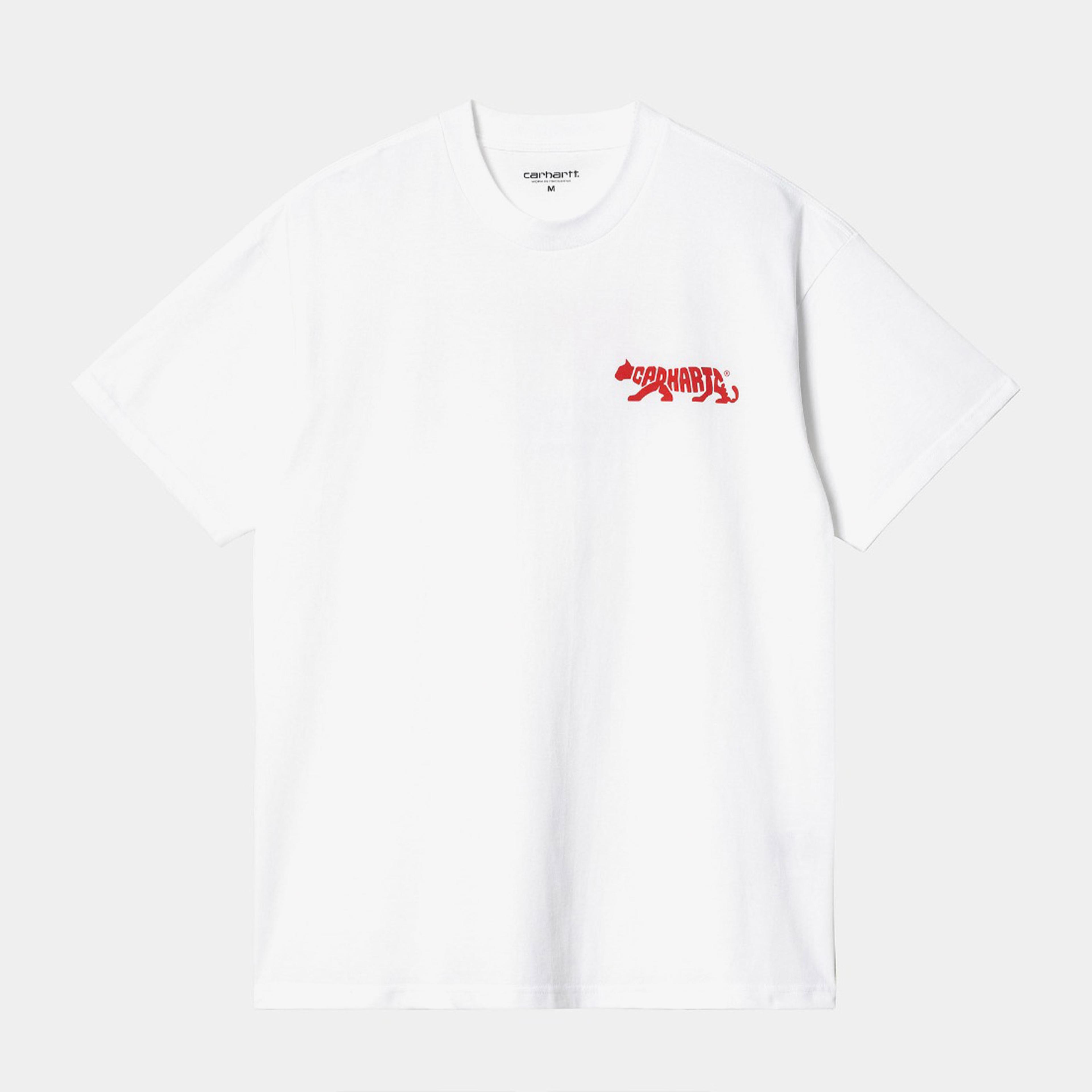 Carhartt WIP S/S Fast Food Erkek Beyaz T-Shirt