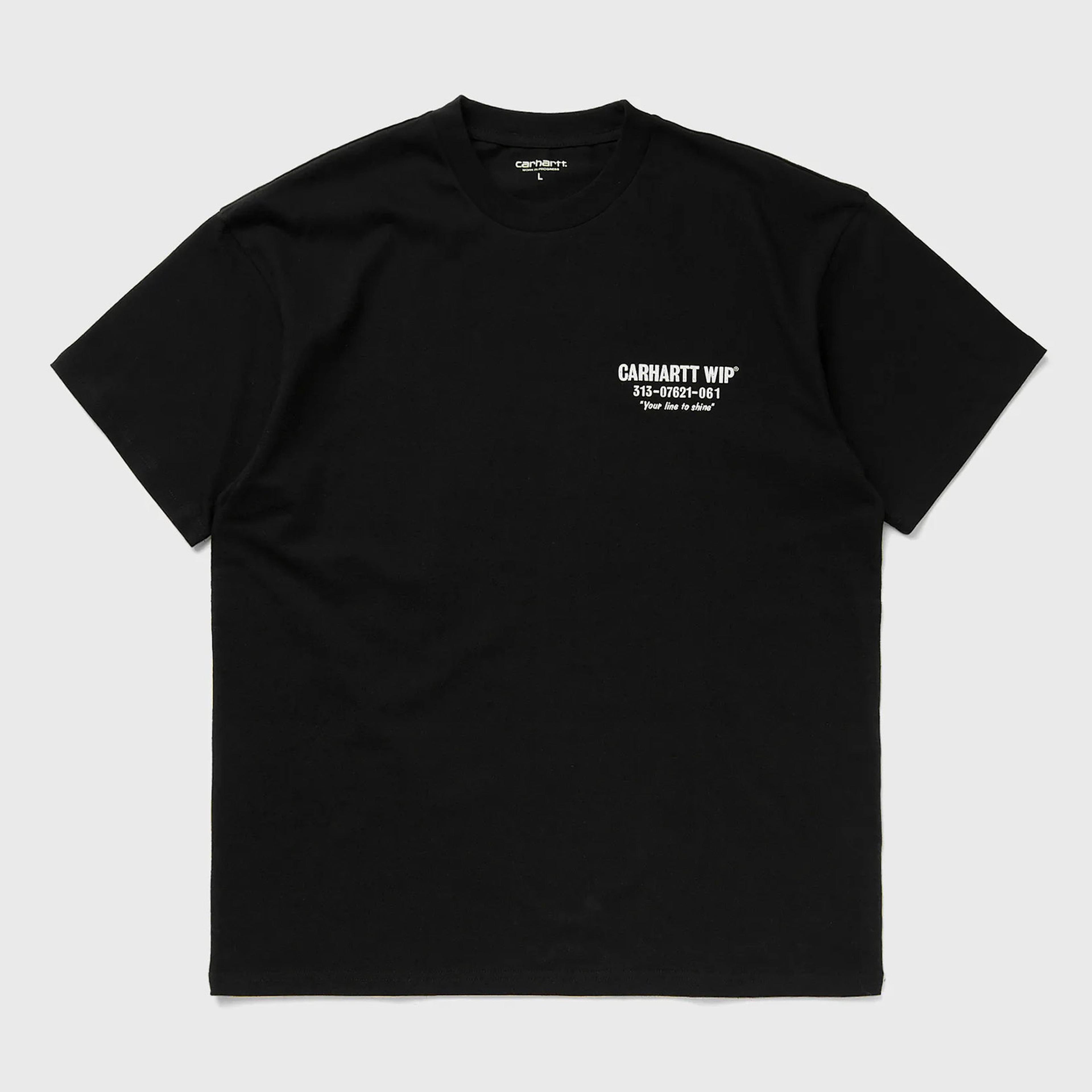 Carhartt WIP S/S Less Troubles Erkek Siyah T-Shirt