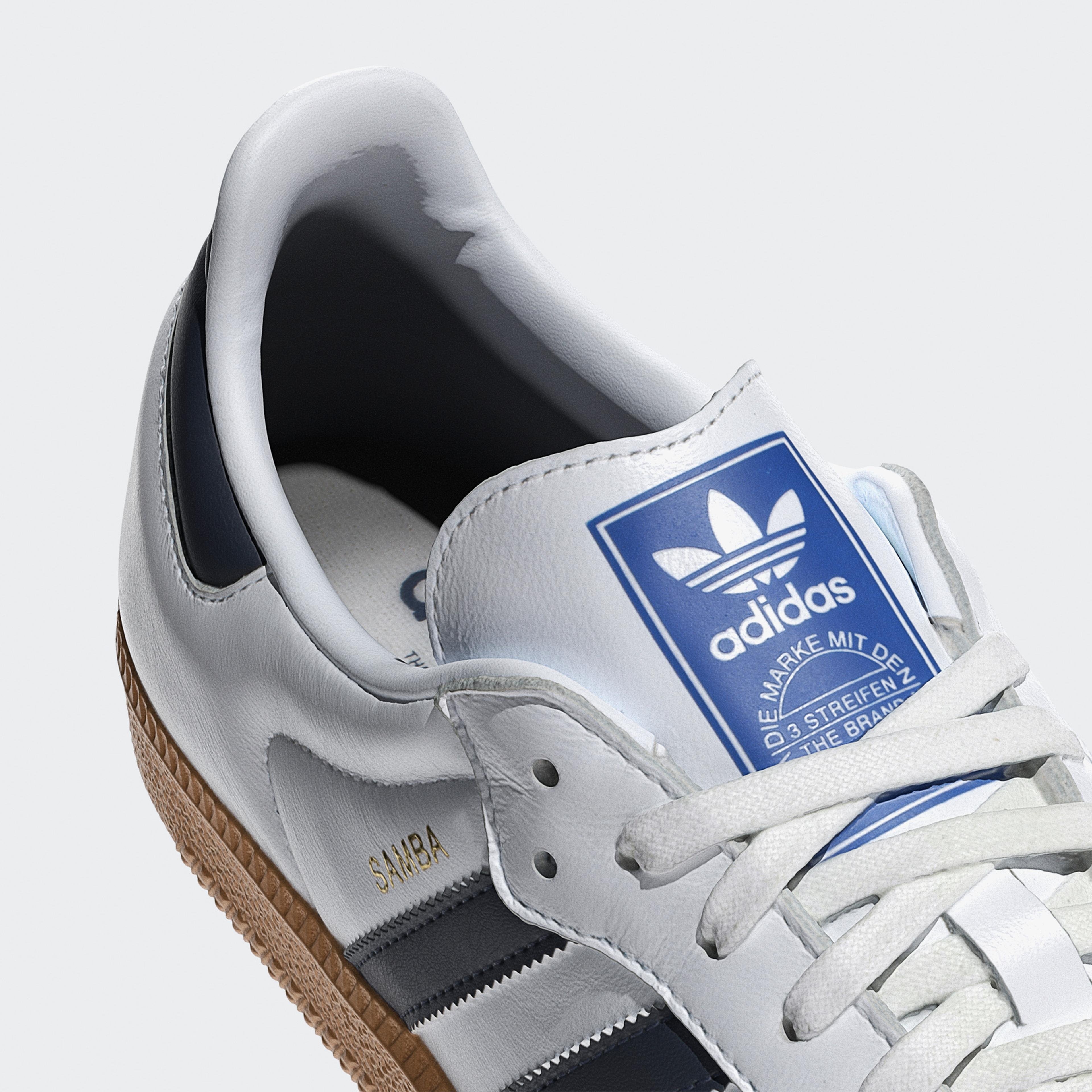 adidas Originals Samba Og Unisex Lacivert Çizgili Beyaz Spor Ayakkabı