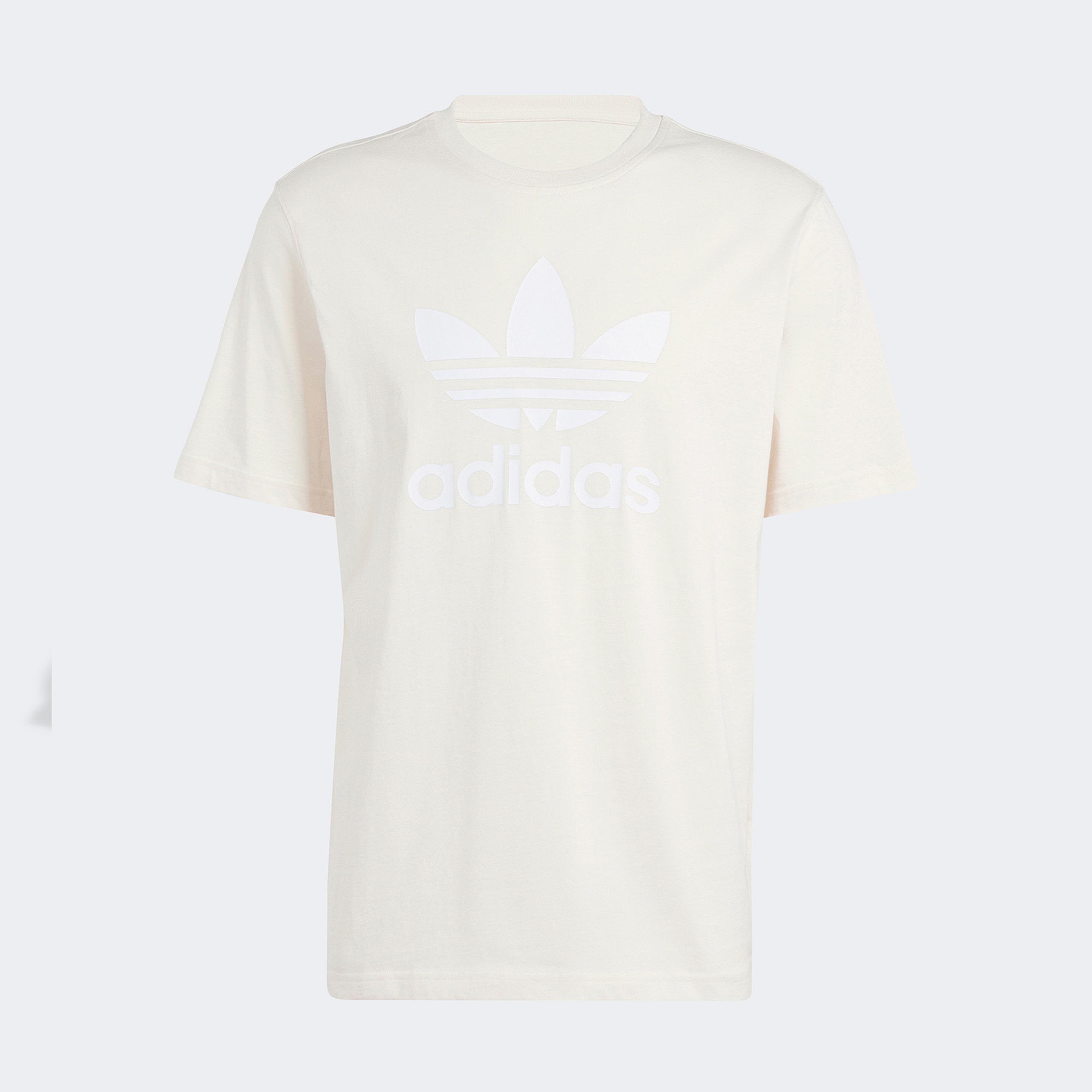 adidas Adicolor Trefoil Erkek Krem T-Shirt