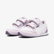 Puma Runner V3 Mesh Çocuk Beyaz/Mor Spor Ayakkabı