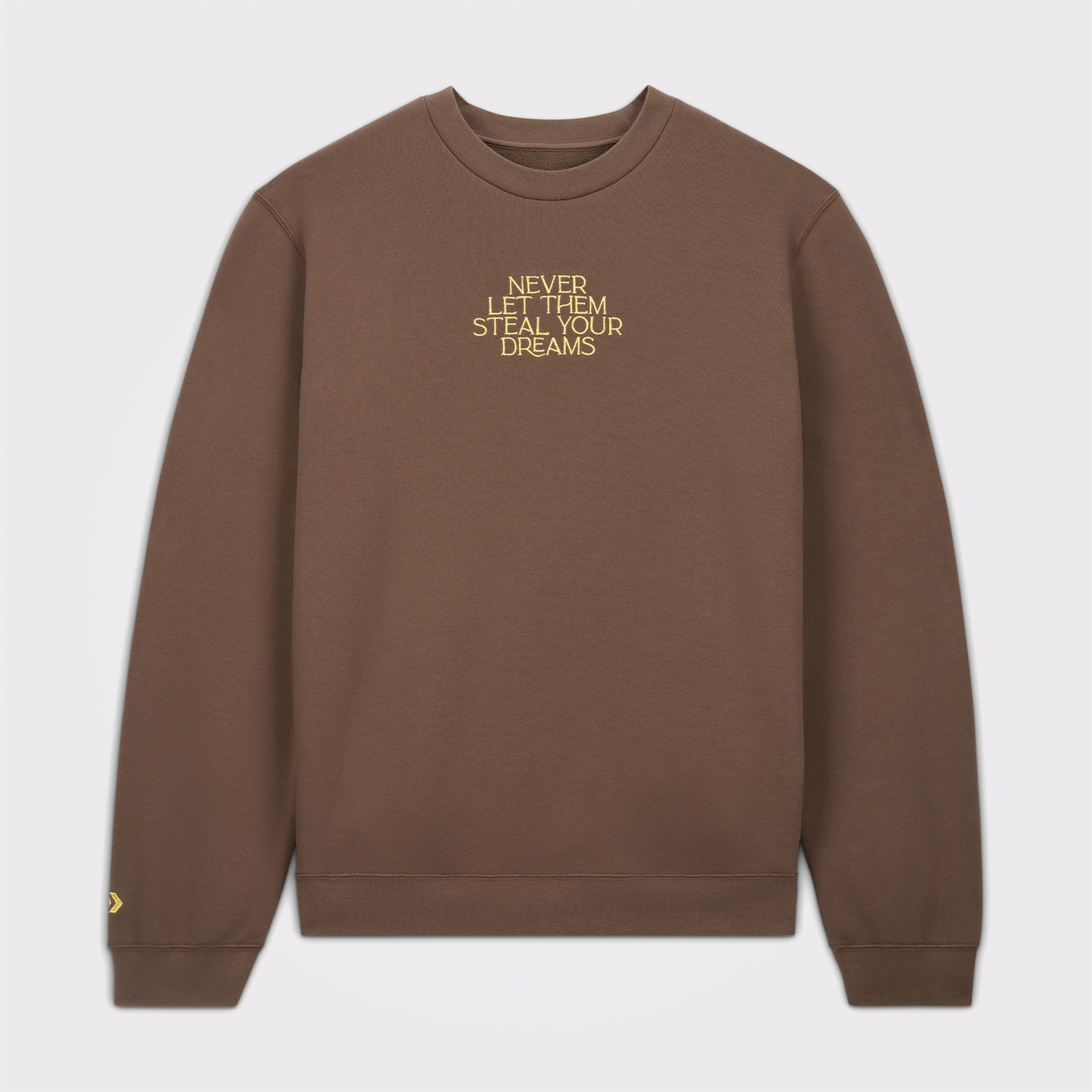 Converse Wonka Crew Engine Unisex Kahverengi Sweatshirt