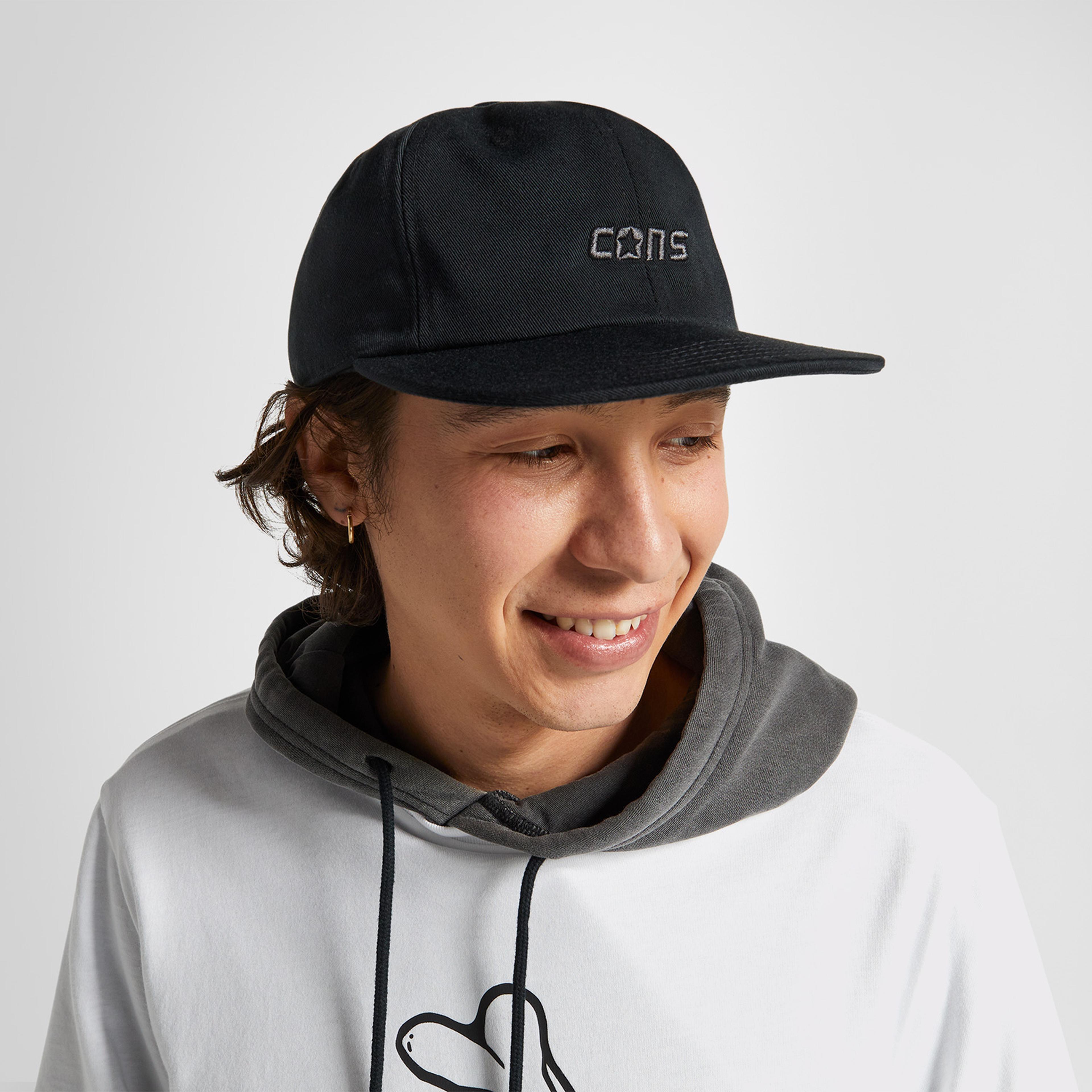 Converse Cons Six Panel Baseball Unisex Siyah Şapka