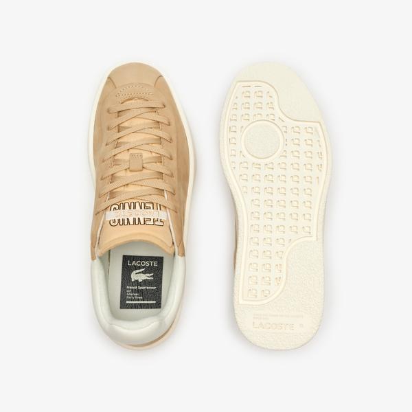 Lacoste Baseshot Premium Kadın Bej Sneaker_5