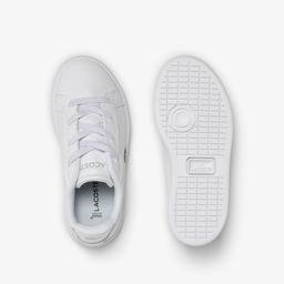 Lacoste Carnaby Pro Synthetic Fiber Çocuk Beyaz Sneaker