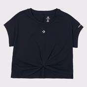 Converse Wordmark Twist  Kadın Siyah T-Shirt