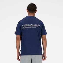 New Balance Athletics Flocked Relaxed Tee Erkek T-Shirt