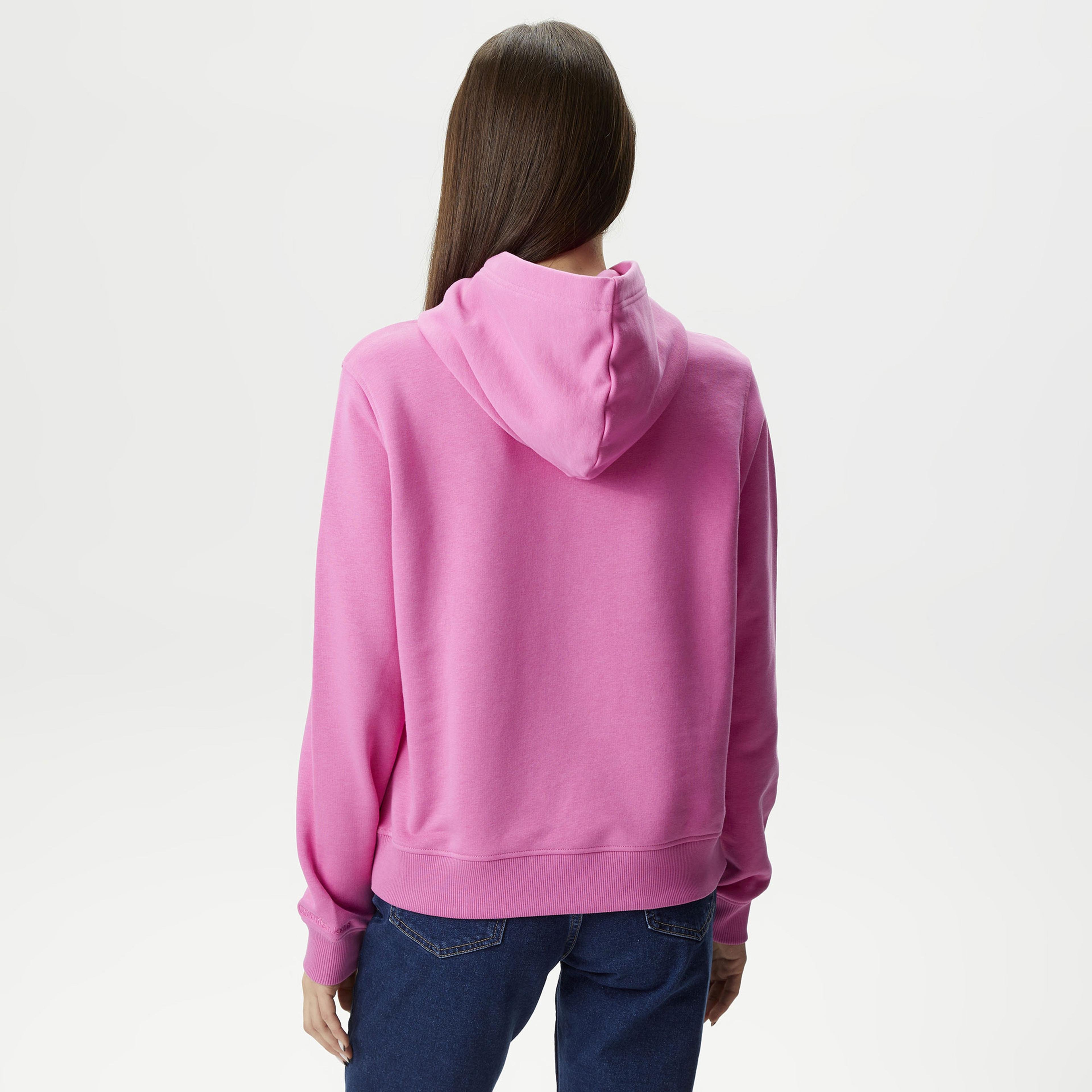 Calvin Klein Jeans Cap Warm Weather Kadın Pembe Sweatshirt