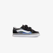 Vans Old Skool V Bebek Siyah/Mavi Sneaker