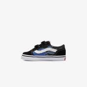 Vans Old Skool V Bebek Siyah/Mavi Sneaker