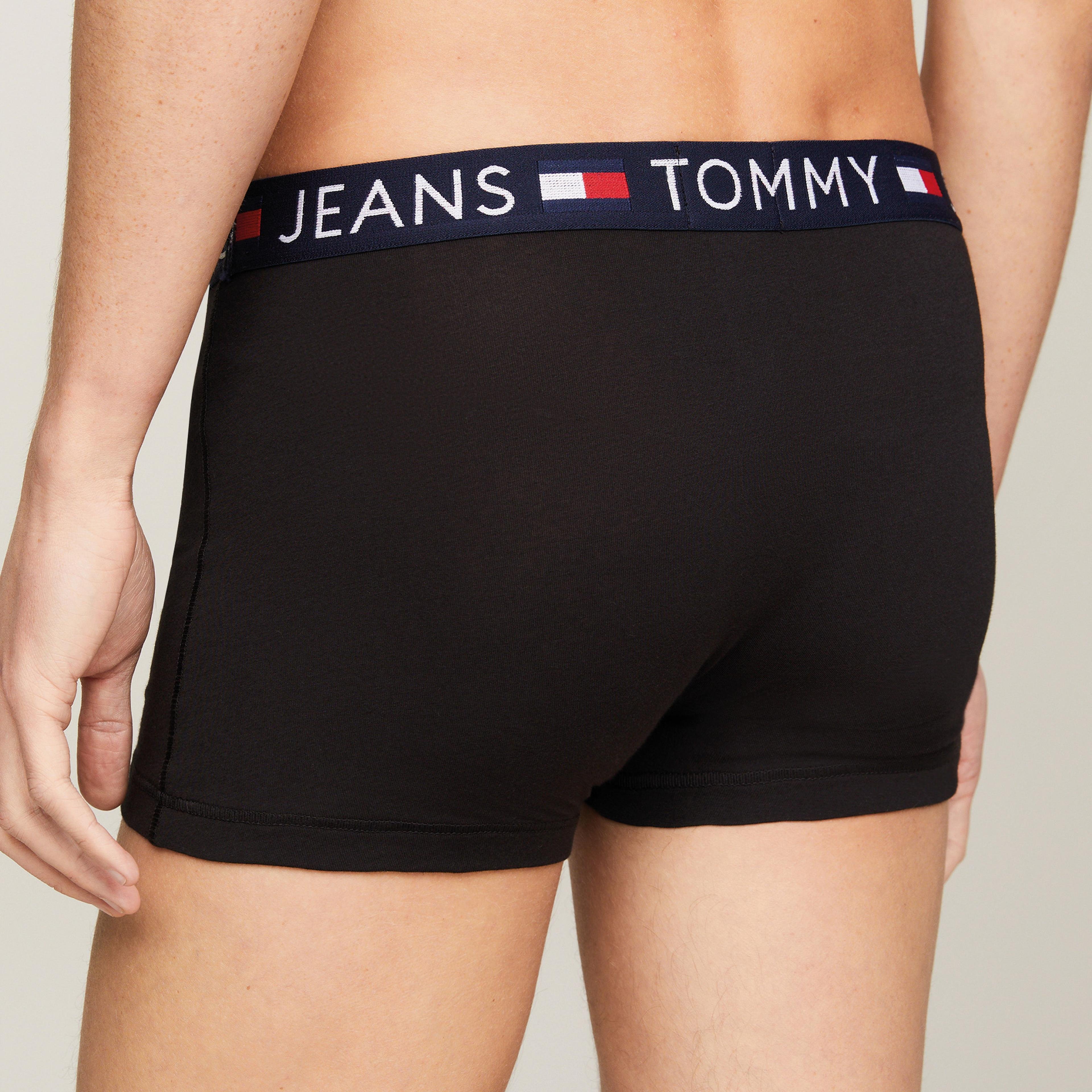 Tommy Jeans 3P Trunk Wb Erkek Siyah Boxer