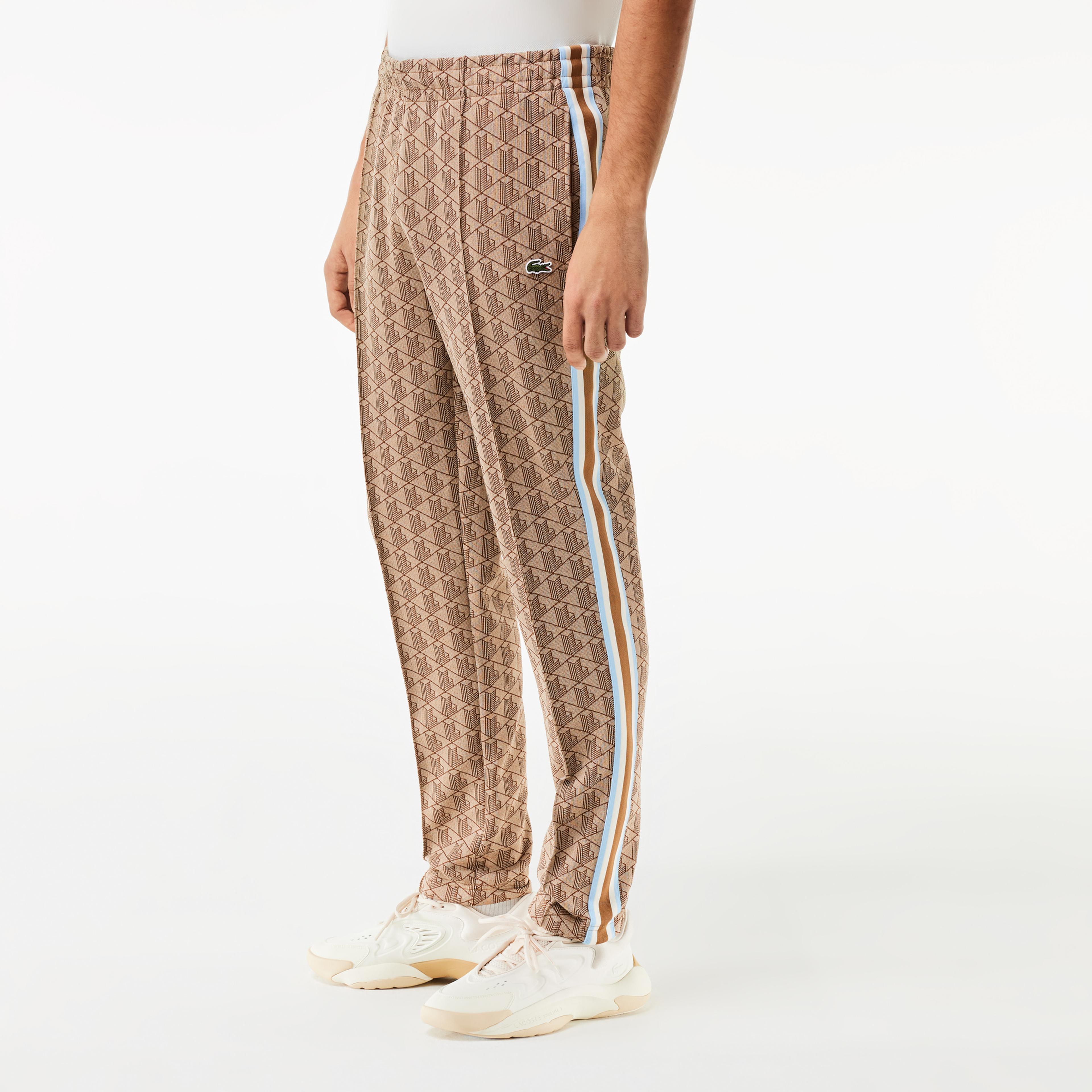 Lacoste Paris Monogram Erkek Krem Eşofman Altı