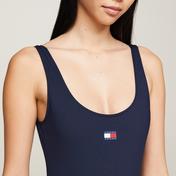 Tommy Jeans One Piece Kadın Mavi Mayo