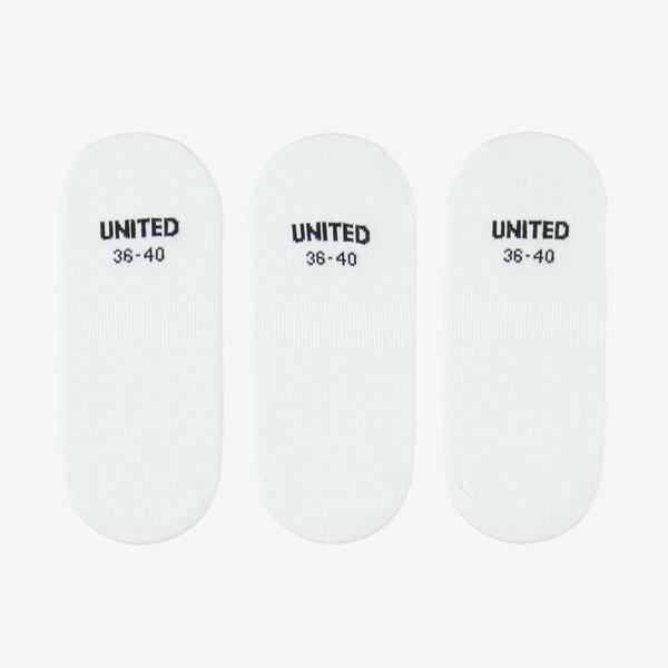 United4 Core Kadın Beyaz 3'lü Çorap_1