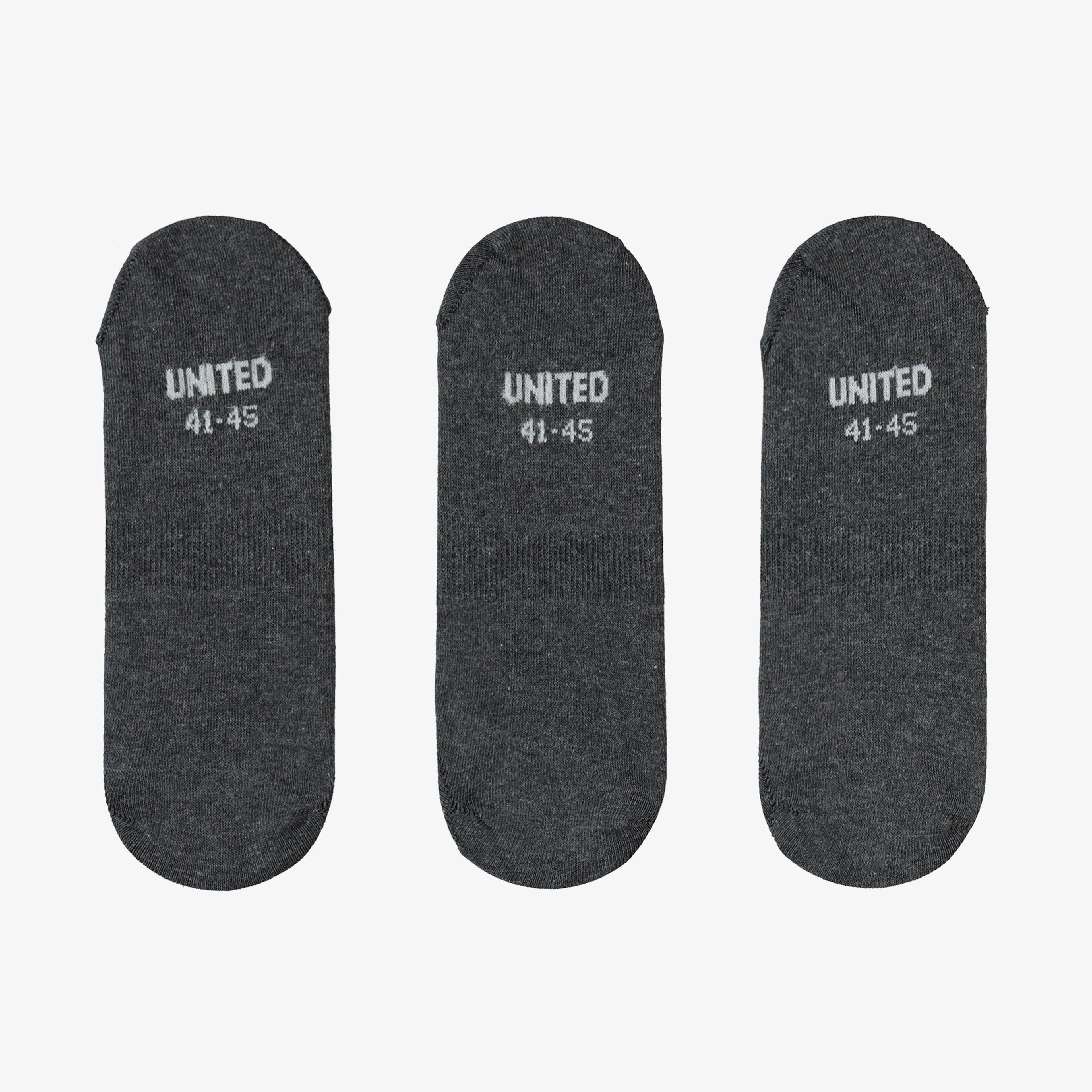 United4 Core Erkek Gri 3'lü Çorap