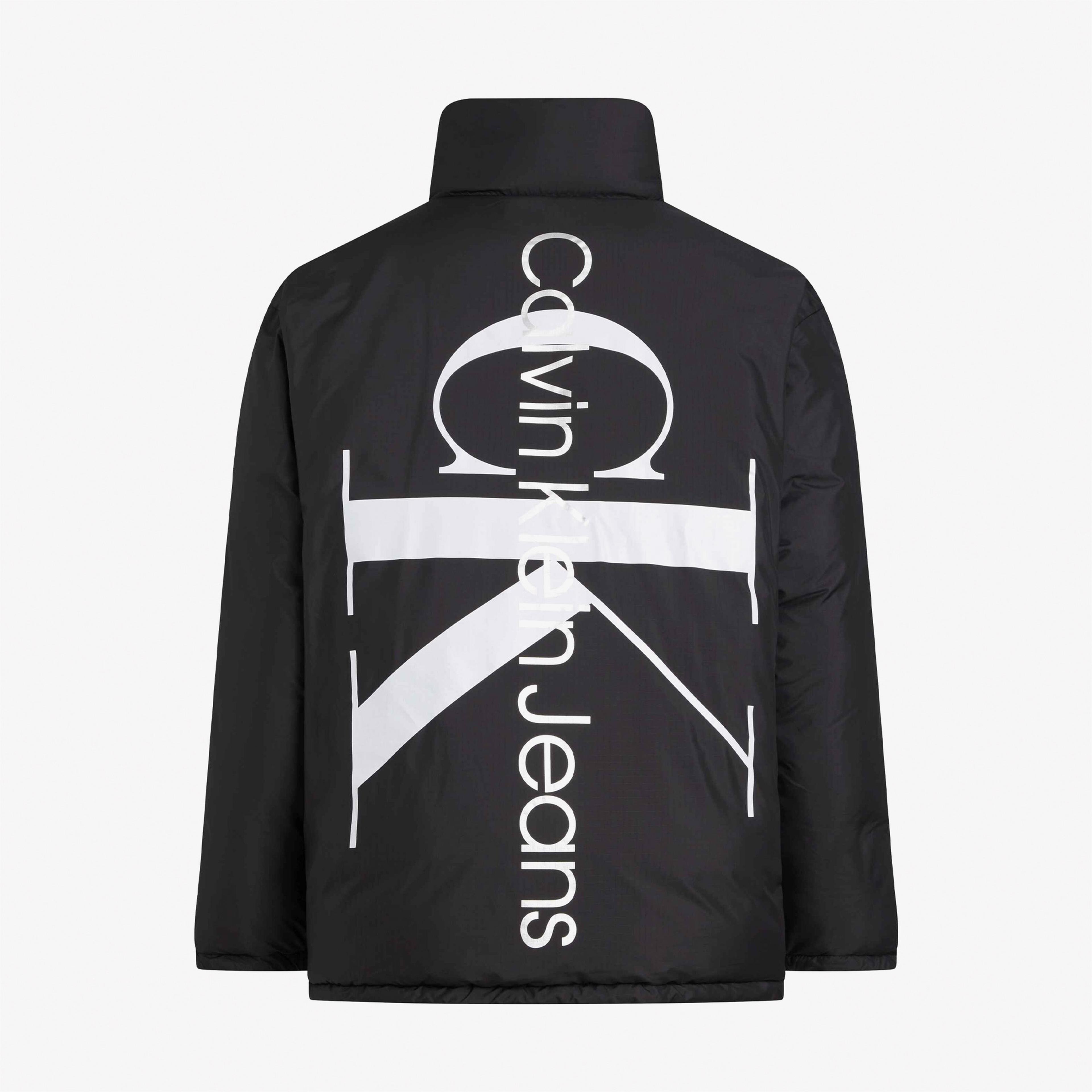 Calvin Klein Jeans Reversible 90S Puffer Erkek Siyah Mont