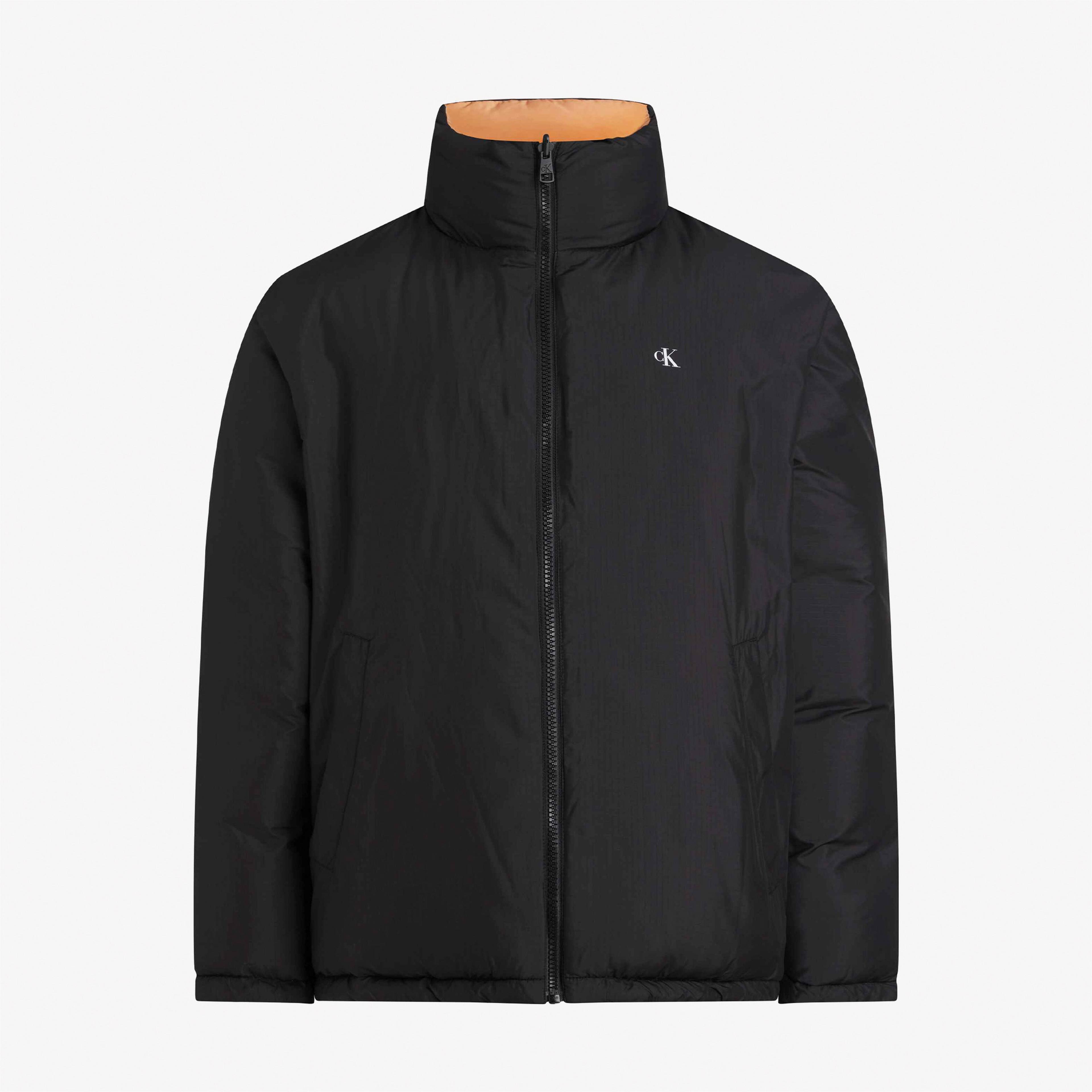 Calvin Klein Jeans Reversible 90S Puffer Erkek Siyah Mont