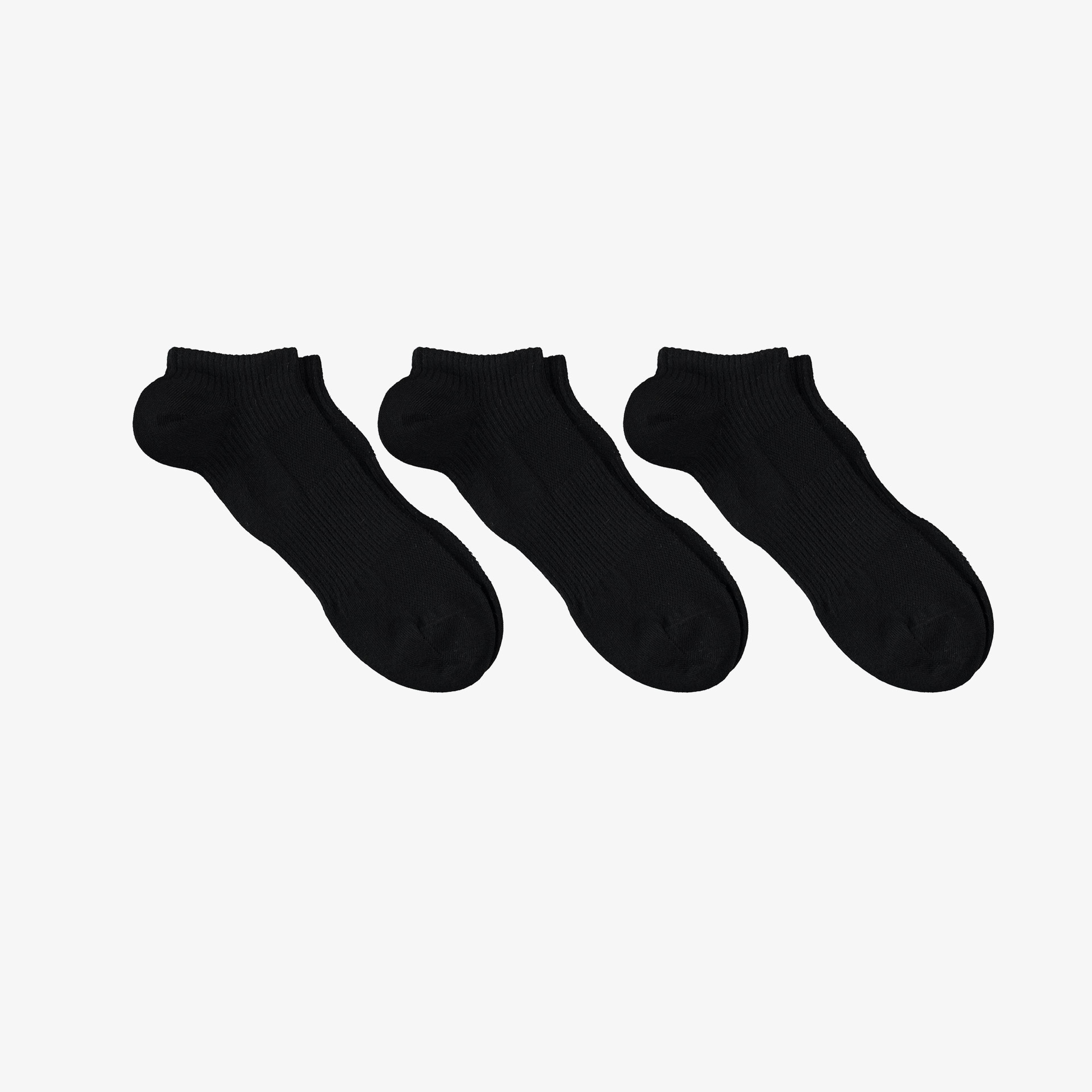 United4 Core Erkek Siyah 3'lü Çorap