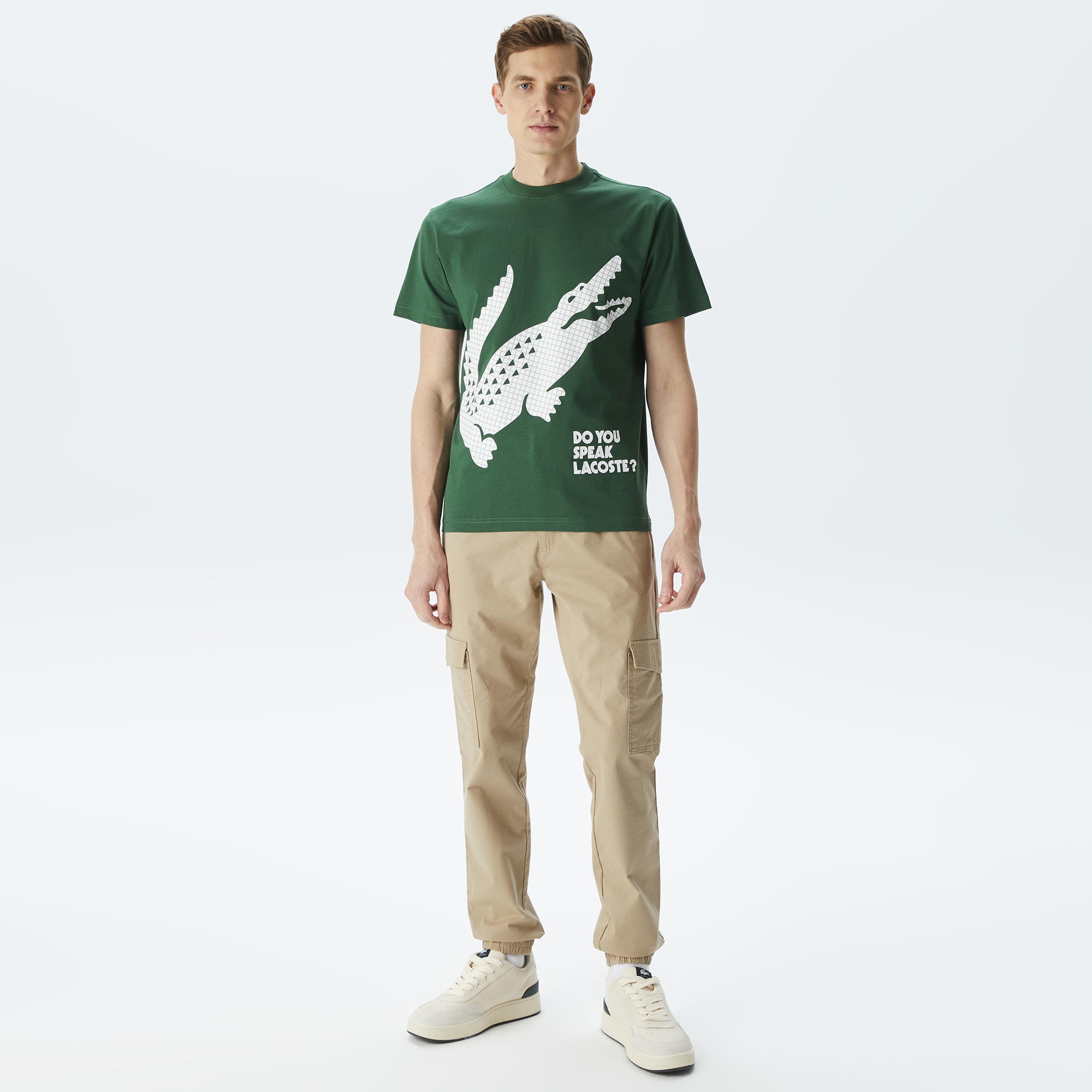 Lacoste Regular Fit Erkek Yeşil T-Shirt