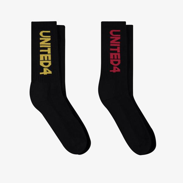 United4 Classic Erkek Siyah 2'li Çorap