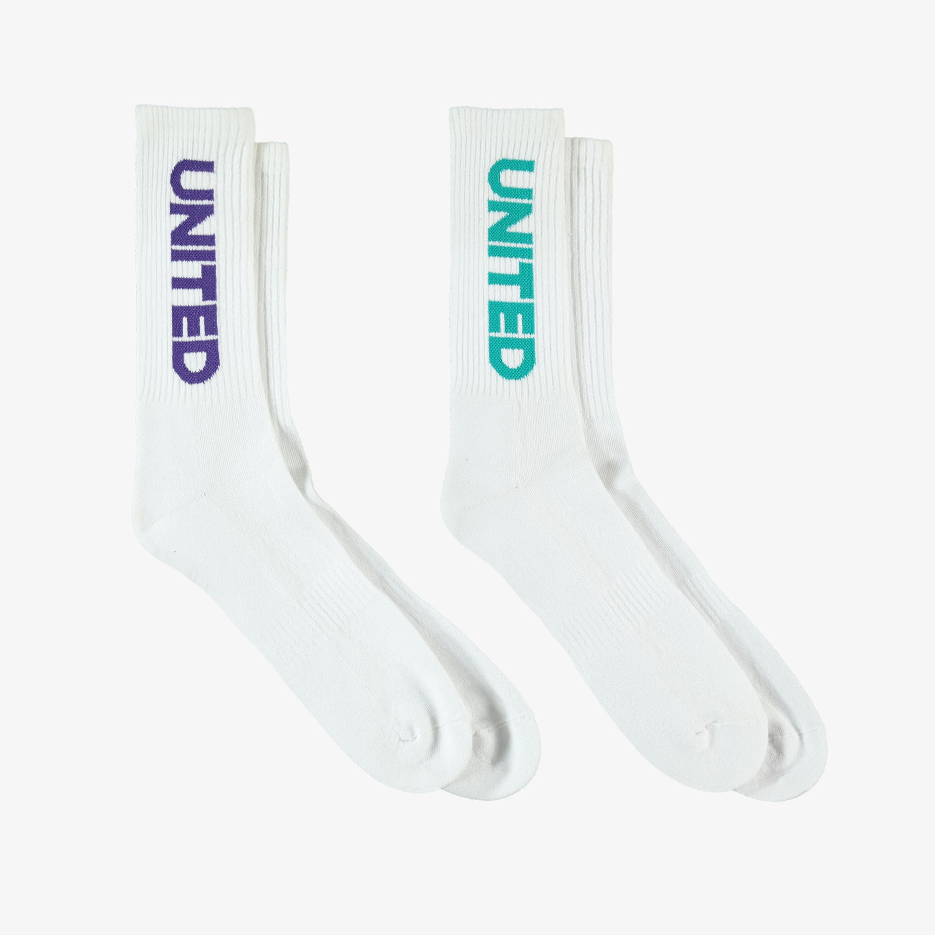 United4 Classic Unisex Beyaz 2'li Çorap