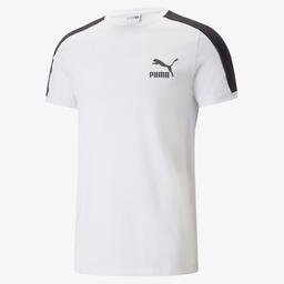 Puma T7 Iconic Erkek Beyaz T-Shirt