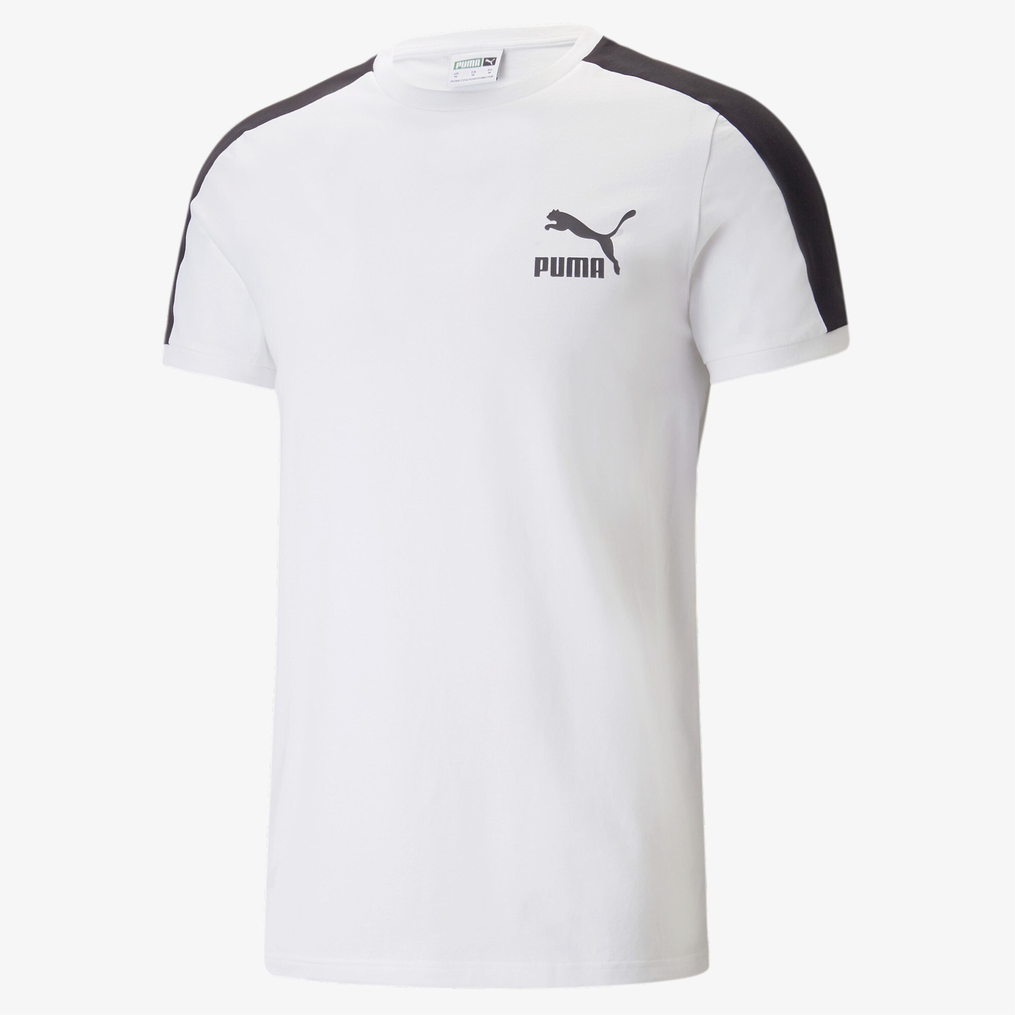 Puma T7 Iconic Erkek Beyaz T-Shirt