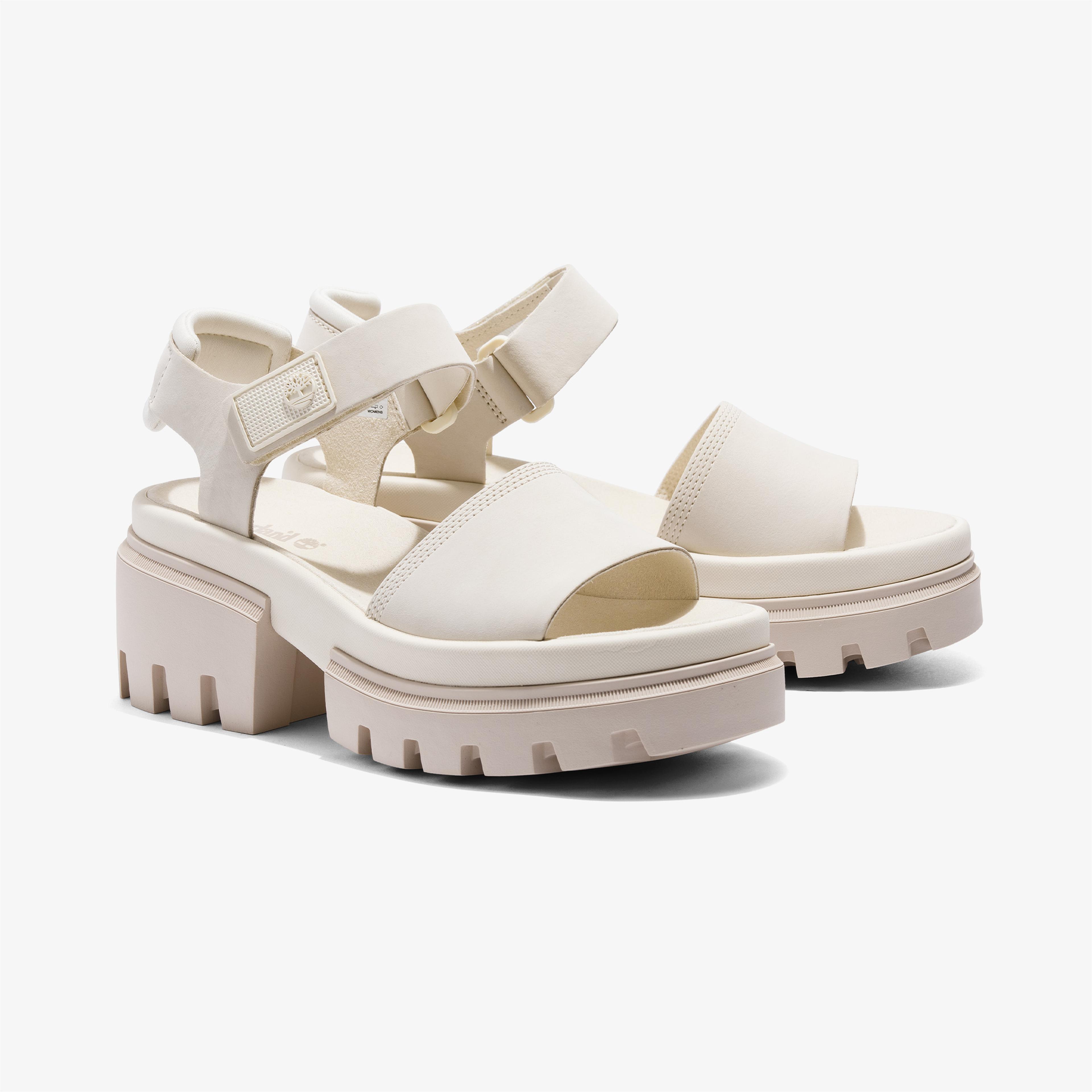 Timberland Backstrap Kadın Krem Rengi Sandalet