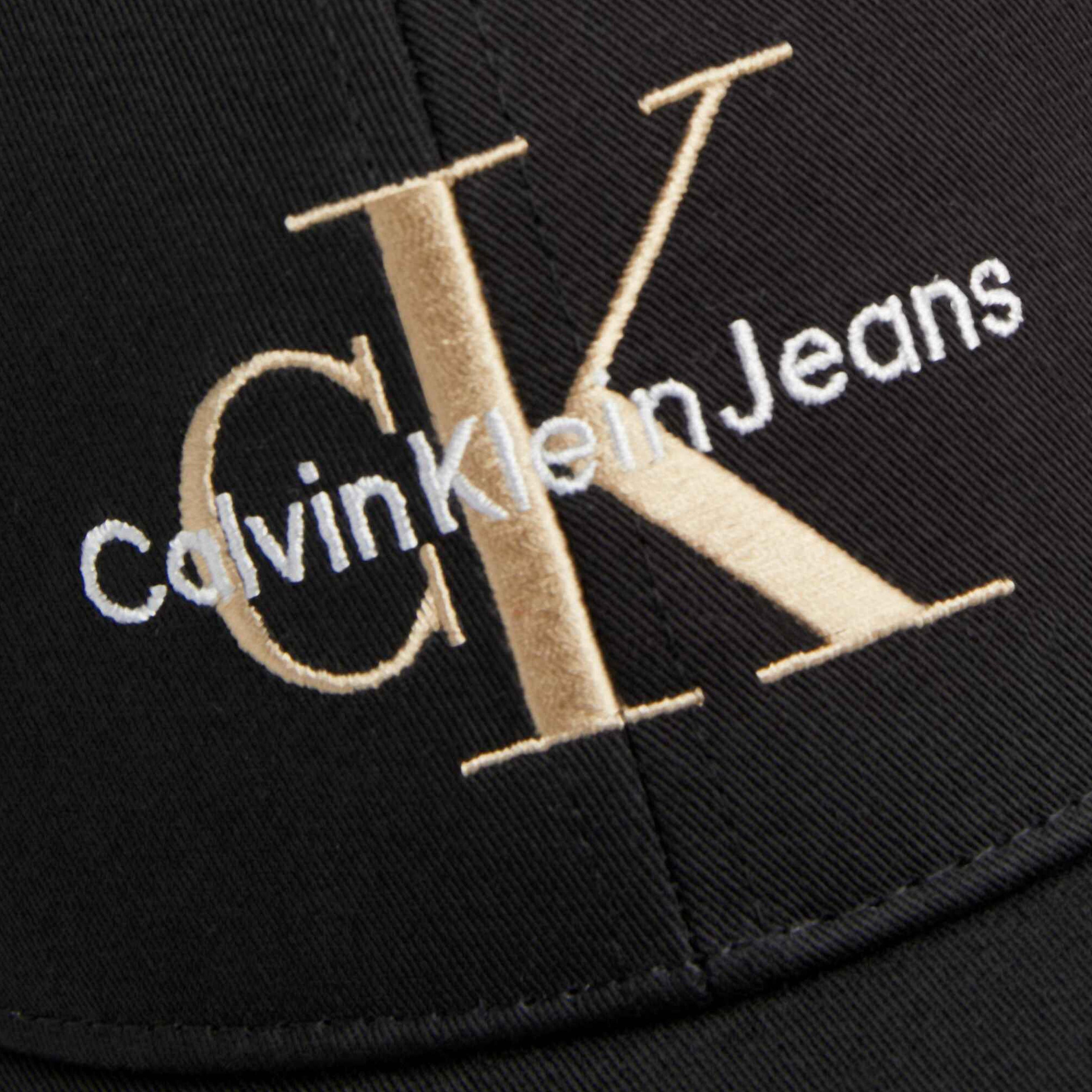 Calvin Klein Jeans Monogram New Erkek Siyah Şapka