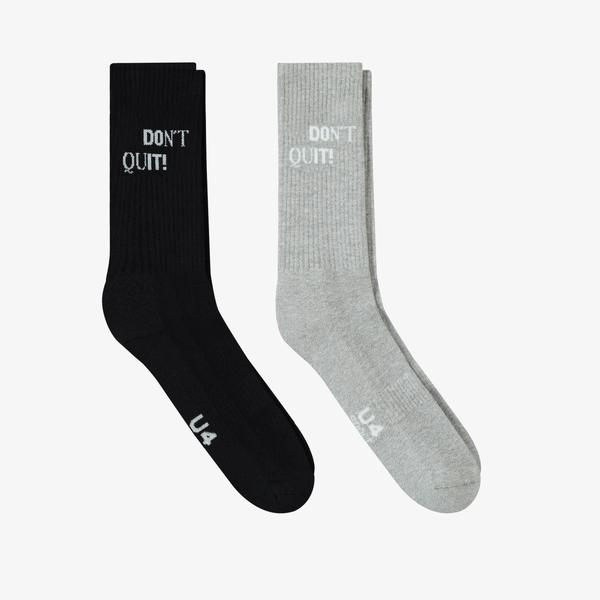 UNITED4 Core Unisex Renkli 2'li Çorap