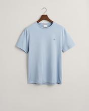 GANT Erkek Mavi Regular Fit Bisiklet Yaka T-Shirt