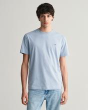 GANT Erkek Mavi Regular Fit Bisiklet Yaka T-Shirt