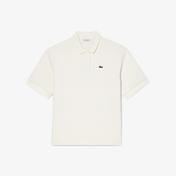 Lacoste Kadın Oversize Fit Beyaz Polo