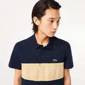 Lacoste Erkek Regular Fit Renk Bloklu Lacivert Polo