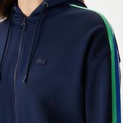 Lacoste Kadın Relaxed Fit Kapüşonlu Lacivert Sweatshirt