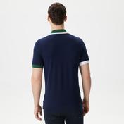 Lacoste Erkek Regular Fit Renk bloklu Lacivert Polo