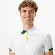 Lacoste Erkek Oversize Fit Fermuarlı Beyaz Polo