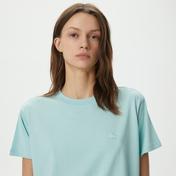 Lacoste Kadın Loose Fit Bisiklet Yaka Yeşil T-Shirt