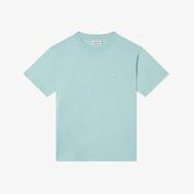 Lacoste Kadın Loose Fit Bisiklet Yaka Yeşil T-Shirt