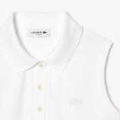 Lacoste Kadın Slim Fit Beyaz Polo