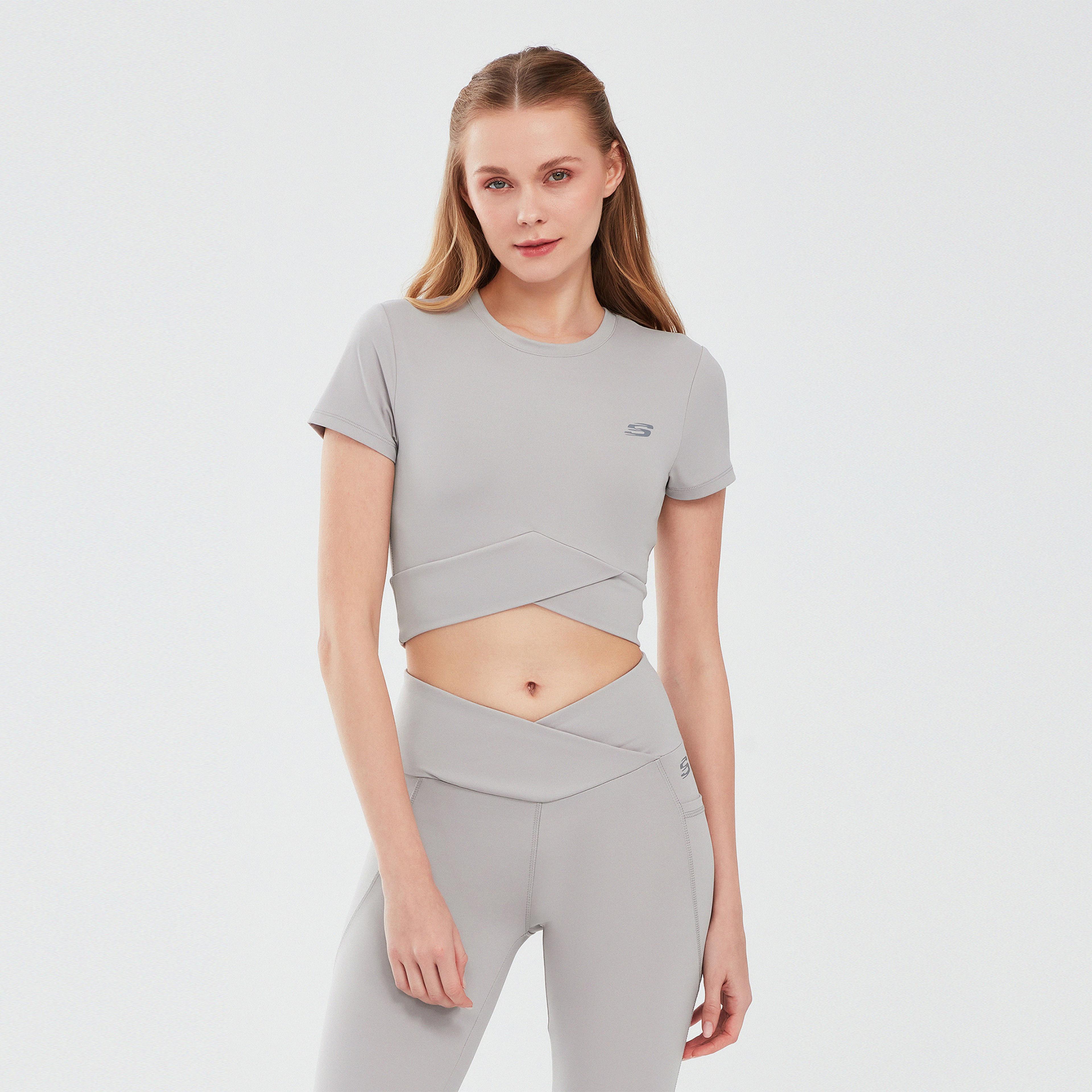 Skechers Kadın Gri T-shirt