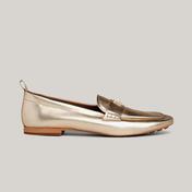 Tommy Hilfiger Leather Moccasin Gold Kadın Altın Rengi Ayakkabı