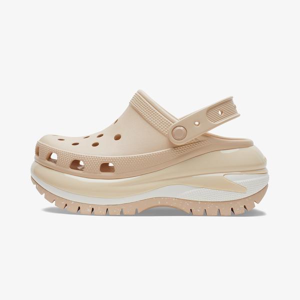 Crocs Classic Mega Crush Kadın Krem Terlik_5