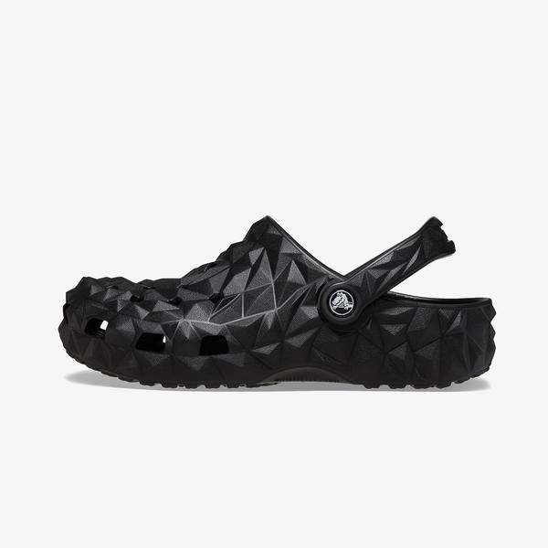 Crocs Classic Geometric Unisex Siyah Terlik_4