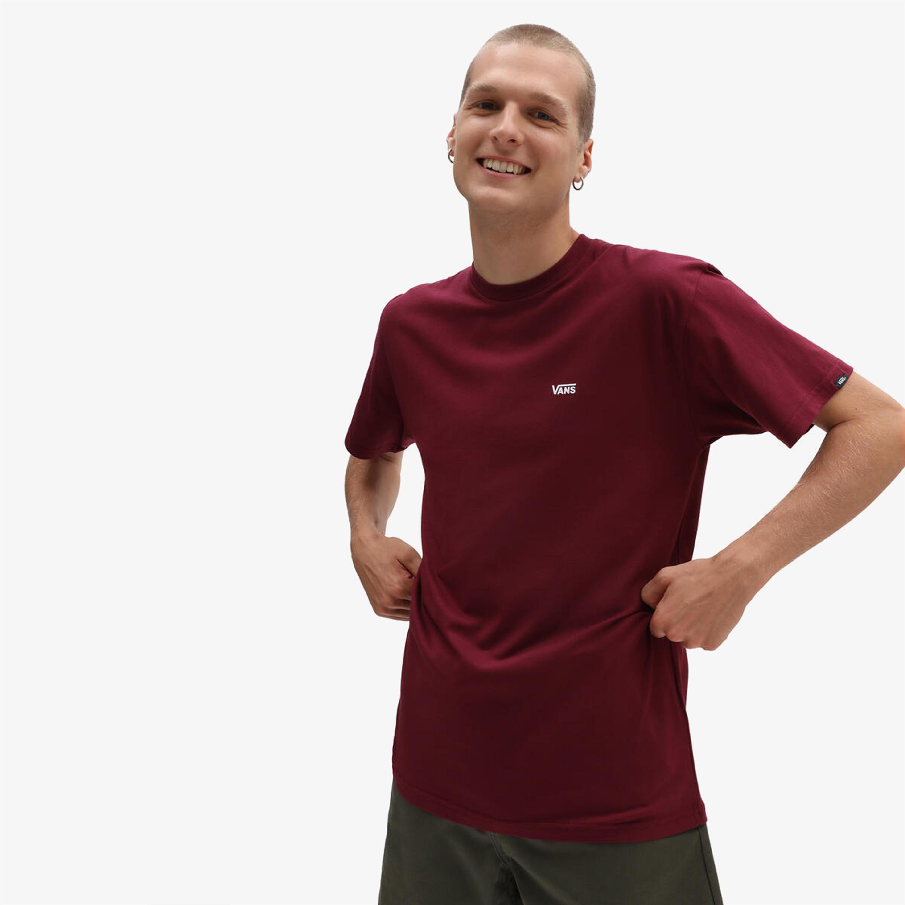 Vans Mn Left Chest Logo Erkek Kırmızı T-Shirt