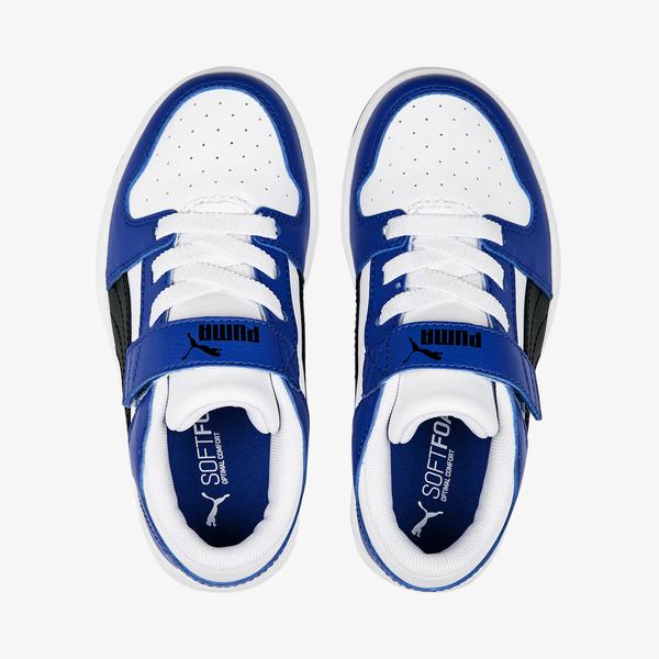 Puma Pm Rebound Layup Lo Sl Çocuk Beyaz Spor Ayakkabı_5