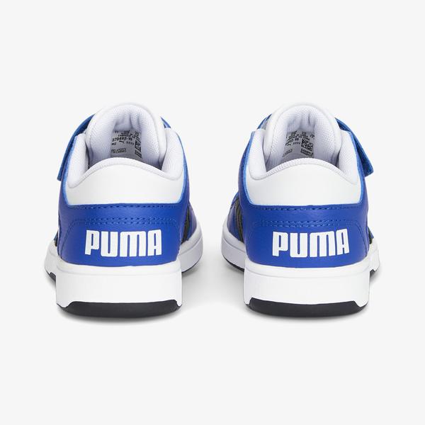 Puma Pm Rebound Layup Lo Sl Çocuk Beyaz Spor Ayakkabı_2