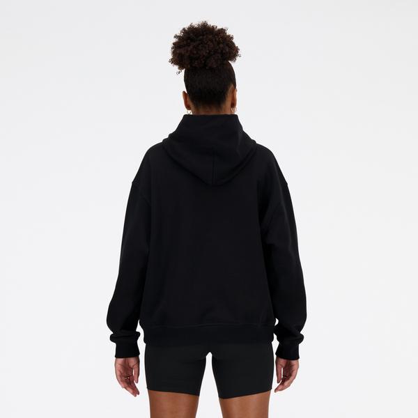 New Balance Athletics French Terry Kadın Siyah Hoodie_2